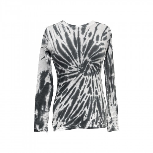 Tie Dye Long Sleeve Underscrub Tee Grey 92116